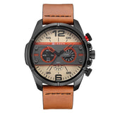 CURREN New Watches Men Top Luxury Brand Army Military Watch Male Leather Sports Quartz Wristwatches Relogio Masculino 8259 - one46.com.au