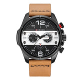 CURREN New Watches Men Top Luxury Brand Army Military Watch Male Leather Sports Quartz Wristwatches Relogio Masculino 8259 - one46.com.au