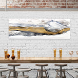 Modern Abstract Art Oil Painting Posters and Prints Wall Art Canvas Painting Chinese Abstract Mountains Pictures for Living Room - one46.com.au