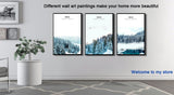 Modern Abstract Art Oil Painting Posters and Prints Wall Art Canvas Painting Chinese Abstract Mountains Pictures for Living Room - one46.com.au