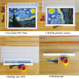 Modern Abstract Art Oil Painting Posters and Prints Wall Art Canvas Painting Chinese Abstract Mountains Pictures for Living Room - one46.com.au