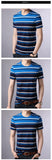 2019 New Fashion Brand T Shirt For Men O Neck Trending Street Wear Tops Summer Striped Boys Short Sleeve T-Shirt Mens Clothing - one46.com.au