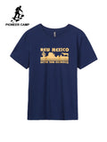 Pioneer Camp Cotton Men T-shirts Classical 2019 Short Sleeve Solid Printed “New Mexico” Tshirt Casual Fitness Men ADT902129 - one46.com.au