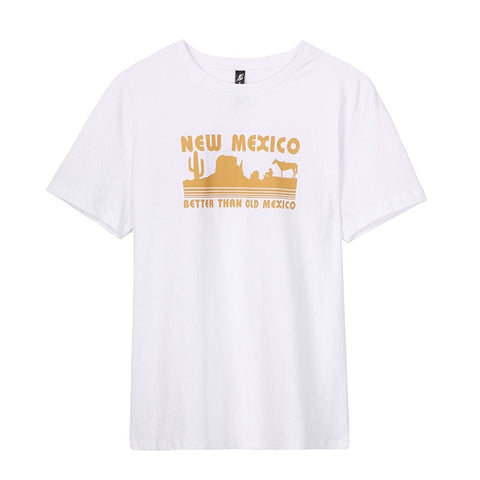 Pioneer Camp Cotton Men T-shirts Classical 2019 Short Sleeve Solid Printed “New Mexico” Tshirt Casual Fitness Men ADT902129 - one46.com.au