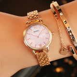 Women Watches New NAIDU Rose gold Silver Ladies Bracelet Watch womens quartz dress wristwatch feminino reloj mujer kol saati - one46.com.au
