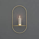 Candlestick Metal Candle Holders New Modern Style Wall Candle Holder Sconce Matching Small Tea Light Home Ornaments - one46.com.au