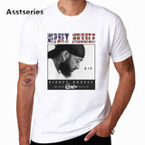 The Great Nipsey Printed Men T Shirt Hip Hop White Tshirt Harajuku Streetwear Rapper Lil Peep Nipsey Hussle Men Clothes HCP4570 - one46.com.au
