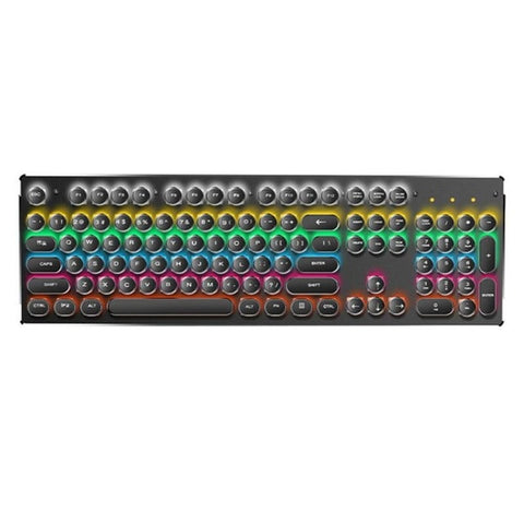 SUNROSE T620S Wired Mechanical Gaming Keyboard Blue Switch RGB Backlight USB Similar Mechanical Feel HIgh Quality Keyboard - one46.com.au