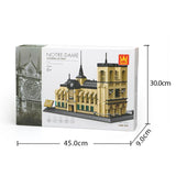 Architecture Notre Dame Cathedral Of Paris Building Blocks Classic Memory Model Bricks Toys For Home Decoration Accessories - one46.com.au