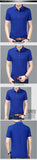 2019 New Fashion Brand Designer Summer Polo Shirt Men Top Grade Slim Fit Short Sleeve Solid Color Poloshirt Casual Mens Clothing - one46.com.au