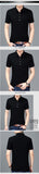 2019 New Fashion Brand Designer Summer Polo Shirt Men Top Grade Slim Fit Short Sleeve Solid Color Poloshirt Casual Mens Clothing - one46.com.au