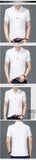 2019 New Fashion Brand Designer Summer Polo Shirt Men Top Grade Slim Fit Short Sleeve Solid Color Poloshirt Casual Mens Clothing - one46.com.au