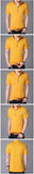 2019 New Fashion Brand Designer Summer Polo Shirt Men Top Grade Slim Fit Short Sleeve Solid Color Poloshirt Casual Mens Clothing - one46.com.au