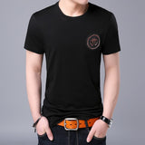 2019 New Fashion Brand T Shirt Men O Neck Summer Street Style Tops Trending Pattern Korean Short Sleeve T-Shirt Mens Clothing - one46.com.au