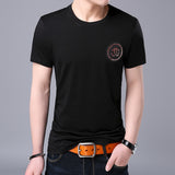 2019 New Fashion Brand T Shirt Men O Neck Summer Street Style Tops Trending Pattern Korean Short Sleeve T-Shirt Mens Clothing - one46.com.au