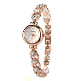 Ladies Elegant Wrist Watches Women Bracelet Rhinestones Analog Quartz Watch Women's Crystal Small Dial Watch Reloj #B - one46.com.au