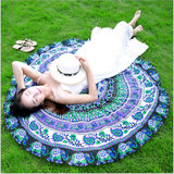 Newest Arrivals faroot 2018 Boho Tapestry Beach Throw Towel Mandala Round Indian Hippie Mat Picnic Blanket - one46.com.au