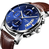 NIBOSI Watch Men Fashion Sport Quartz Clock Mens Watches Top Brand Luxury Business Waterproof Gold Black Watch Relogio Masculino - one46.com.au