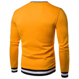 TANGNEST Black White Stitching Color Matching Breathable Layer Men's Hoodie Casual V-neck Long-Sleeved Sweatershirt Men MWW1430 - one46.com.au