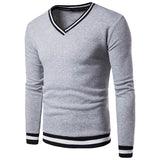 TANGNEST Black White Stitching Color Matching Breathable Layer Men's Hoodie Casual V-neck Long-Sleeved Sweatershirt Men MWW1430 - one46.com.au