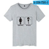 Your Wife My Wife Short Pop Sleeve Tshirts Cotton Men Fashion Funny Casual Tee Shirt For Men/Women T-shirt Plus Size 4XL - one46.com.au