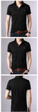2019 New Fashion Brand Clothes Polo Shirts Men Solid Color Summer Slim Fit Short Sleeve Mercerized Cotton boy Casual Men Clothes - one46.com.au