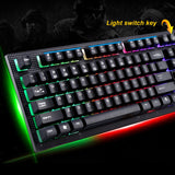 G20 USB Wired Mechanical Keyboard Suspended with led RGB Colorful Backlight Gaming Keyboard Waterproof For PC Computer Gamer - one46.com.au