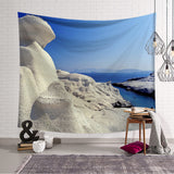 Sea Beach Tree Tapestry Wall Hanging Wall Tapestry Blanket Tapestry Living Room Bedroom Farmhouse Decor Wall Fabric Celestial - one46.com.au