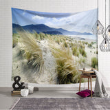 Sea Beach Tree Tapestry Wall Hanging Wall Tapestry Blanket Tapestry Living Room Bedroom Farmhouse Decor Wall Fabric Celestial - one46.com.au