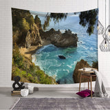 Sea Beach Tree Tapestry Wall Hanging Wall Tapestry Blanket Tapestry Living Room Bedroom Farmhouse Decor Wall Fabric Celestial - one46.com.au