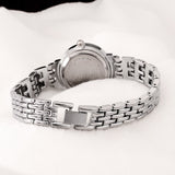 2019 New Arrive Fashion and casual Ladies watches Silver bracelet Luxury crystal watch OEM Round ultra slim dress Quartz watches - one46.com.au