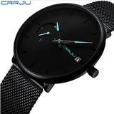 Crrju Sport Watch Men Waterproof Date Calendar Men's Watch Business Casual Watches For Men Watch Fashion Male Clock Reloj Hombre - one46.com.au
