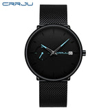 Crrju Sport Watch Men Waterproof Date Calendar Men's Watch Business Casual Watches For Men Watch Fashion Male Clock Reloj Hombre - one46.com.au