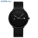 Crrju Sport Watch Men Waterproof Date Calendar Men's Watch Business Casual Watches For Men Watch Fashion Male Clock Reloj Hombre - one46.com.au