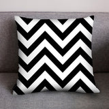 Gajjar Black and White Geometric Decorative Pillowcases Polyester Throw Pillow Case Striped Geometric Pillowcase kussensloop 404 - one46.com.au
