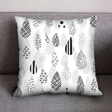 Gajjar Black and White Geometric Decorative Pillowcases Polyester Throw Pillow Case Striped Geometric Pillowcase kussensloop 404 - one46.com.au