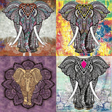 Boho Mandala Tapestry Wall Hanging Witchcraft Wall Cloth Tapestries Elephant Art Psychedelic Hippie Tapestry Macrame Wall Carpet - one46.com.au