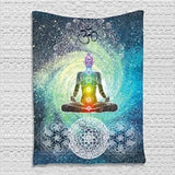 Boho Mandala Tapestry Wall Hanging Witchcraft Wall Cloth Tapestries Elephant Art Psychedelic Hippie Tapestry Macrame Wall Carpet - one46.com.au