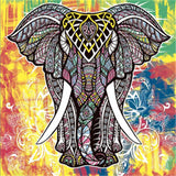 Boho Mandala Tapestry Wall Hanging Witchcraft Wall Cloth Tapestries Elephant Art Psychedelic Hippie Tapestry Macrame Wall Carpet - one46.com.au