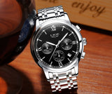 2019 LIGE Mens Watches Top Luxury Brand All Steel Quartz Watch Men Casual Fashion Watch Waterproof Sport Clock Relogio Masculino - one46.com.au