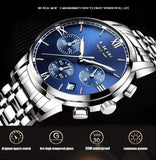 2019 LIGE Mens Watches Top Luxury Brand All Steel Quartz Watch Men Casual Fashion Watch Waterproof Sport Clock Relogio Masculino - one46.com.au