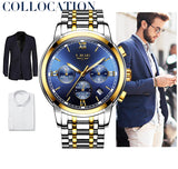 2019 LIGE Mens Watches Top Luxury Brand All Steel Quartz Watch Men Casual Fashion Watch Waterproof Sport Clock Relogio Masculino - one46.com.au