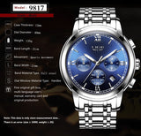 2019 LIGE Mens Watches Top Luxury Brand All Steel Quartz Watch Men Casual Fashion Watch Waterproof Sport Clock Relogio Masculino - one46.com.au