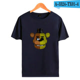 kpop Five nights at Freddy's Anime TShirt  freddy fazbear s  short sleeve shirts for men Fashion trend Couple clothes lovely - one46.com.au