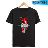 kpop Five nights at Freddy's Anime TShirt  freddy fazbear s  short sleeve shirts for men Fashion trend Couple clothes lovely - one46.com.au