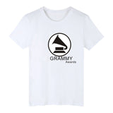 Print Grammy Awards Short Sleeve Tshirt Men Brand Summer Black Tee Shirt Men Cotton Fashion Popular Awards 4XL Funny T Shirts - one46.com.au