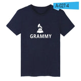 Print Grammy Awards Short Sleeve Tshirt Men Brand Summer Black Tee Shirt Men Cotton Fashion Popular Awards 4XL Funny T Shirts - one46.com.au