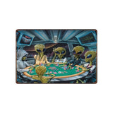 [ Mike86 ] Wanring AREA 51 I WANT TO BELIEVE UFO Aliens Metal Sign Wall Plaque Poster Custom Painting Room Decor Art LT-1695 - one46.com.au