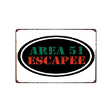 [ Mike86 ] Wanring AREA 51 I WANT TO BELIEVE UFO Aliens Metal Sign Wall Plaque Poster Custom Painting Room Decor Art LT-1695 - one46.com.au