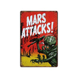 [ Mike86 ] Wanring AREA 51 I WANT TO BELIEVE UFO Aliens Metal Sign Wall Plaque Poster Custom Painting Room Decor Art LT-1695 - one46.com.au